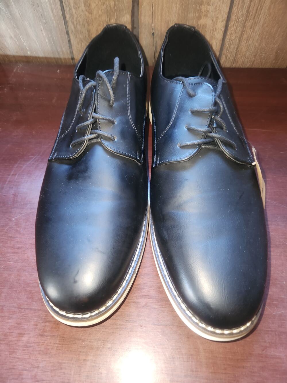 Vostey Milan Black Oxford Dress Shoes Men's Size 13 New With Tags